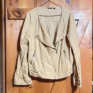 Playful Peach Boutique Light Tan Utility Jacket